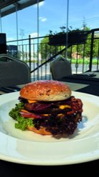 Handmade Angus burgers