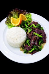 Beef in oyster sauce