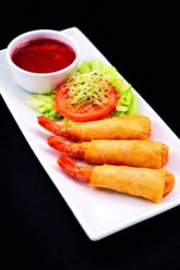 Shrimp spring rolls